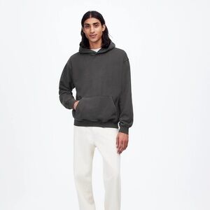 Madewell Men’s Hoodie Sweatshirt, M, Gray